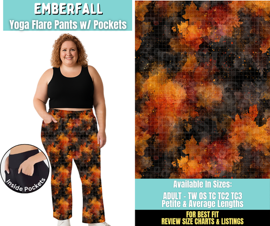 Preorder! Closes 6/25. ETA Sept. Emberfall Yoga Flare Pants