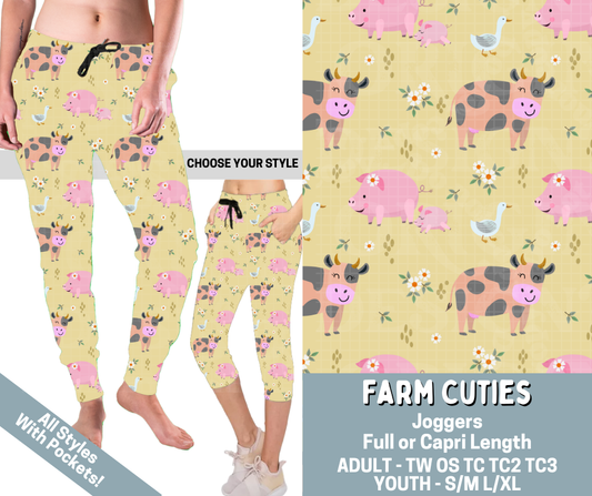 Preorder! Closes 3/4. ETA June. Farm Cuties Combo Jogger Lengths - Alonna's Legging Land
