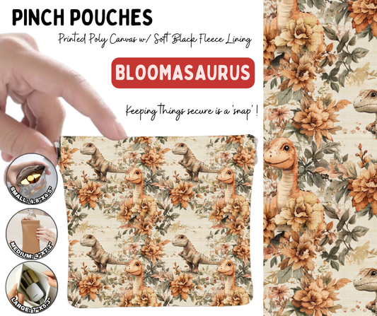 Preorder! Closes 10/5. ETA Jan. Bloomasaurus Pinch Pouches in 3 Sizes