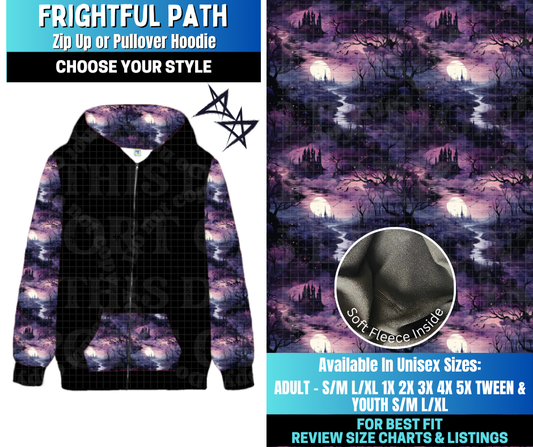 Preorder! Closes 12/17. ETA March. Frightful Path Zip-Up or Pullover Hoodie