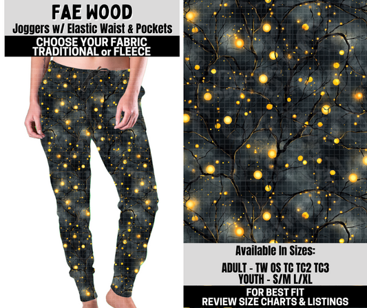 Preorder! Closes 10/6. ETA Dec. Fae Wood Joggers Choose Fleece or Traditional