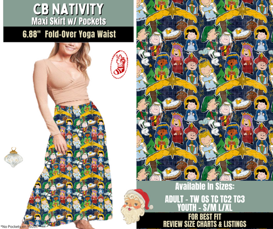 Preorder! Closes 9/15. ETA Dec. CB Nativity Maxi Skirt
