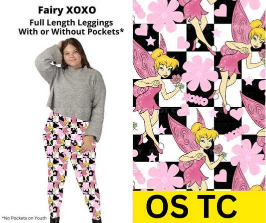 Fairy XOXO Full Length Leggings w/ Pockets