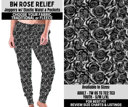 Preorder! Closes 10/6. ETA Dec. BW Rose Relief Joggers Choose Fleece or Traditional