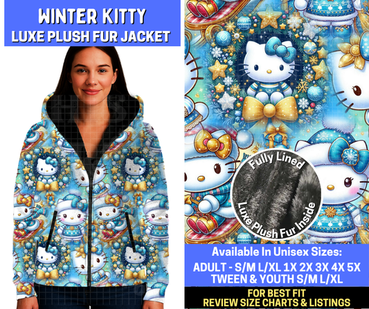 Preorder! Closes 10/20. ETA Jan. Winter Kitty Luxe Fur Jacket