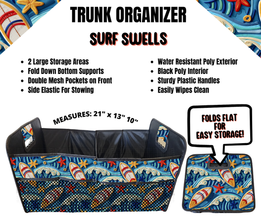 Preorder! Closes 4/2. ETA June. Surf Swells Trunk Organizer