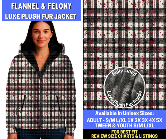 Preorder! Closes 10/29. ETA Jan. Flannel & Felony Luxe Fur Jacket