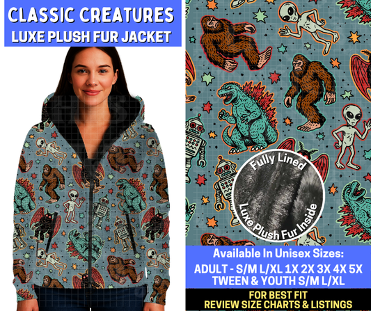 Preorder! Closes 10/20. ETA Jan. Classic Creatures Luxe Fur Jacket