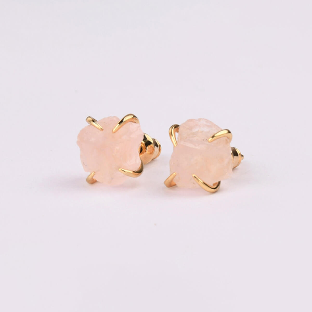 CLAW GEMSTONE EARRINGS (PAIR)