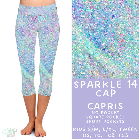 Ready To Ship - Sparkle 14 Capris