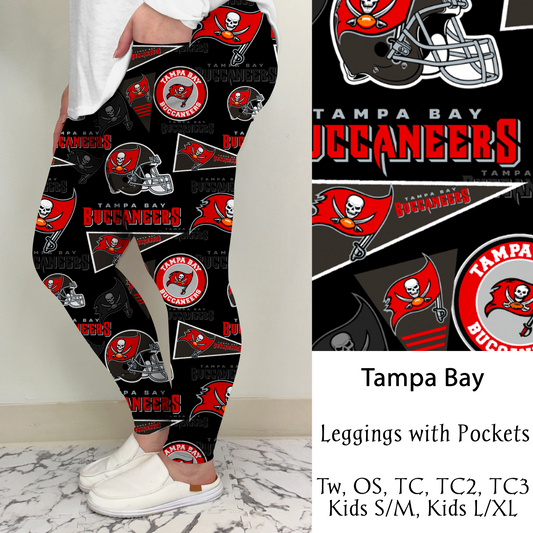 Tampa Bay Football Leggings/Capri/Joggers | Run ends 8/16 | ETA Late September