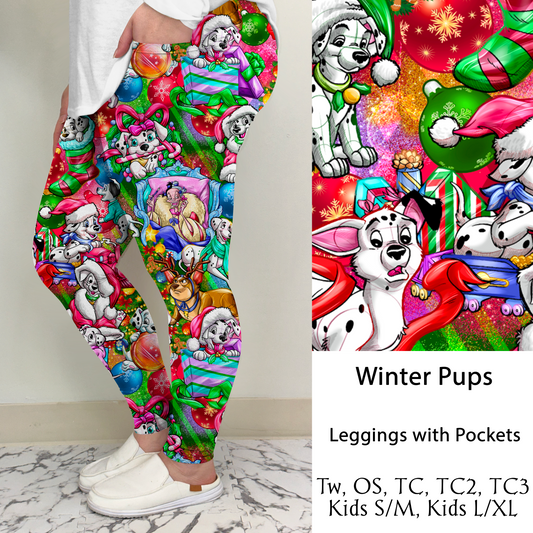 Winter Pups Leggings/Joggers w/ Pockets | Run ends 9/26 | ETA 41 Days