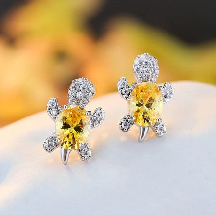 TURTLE GEM EARRINGS (PAIR) - Alonna's Legging Land