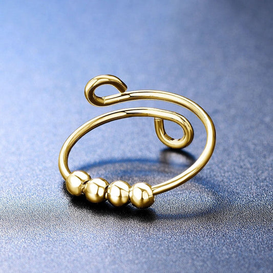 ANXIETY BEAD RING (ADJUSTABLE) - Alonna's Legging Land