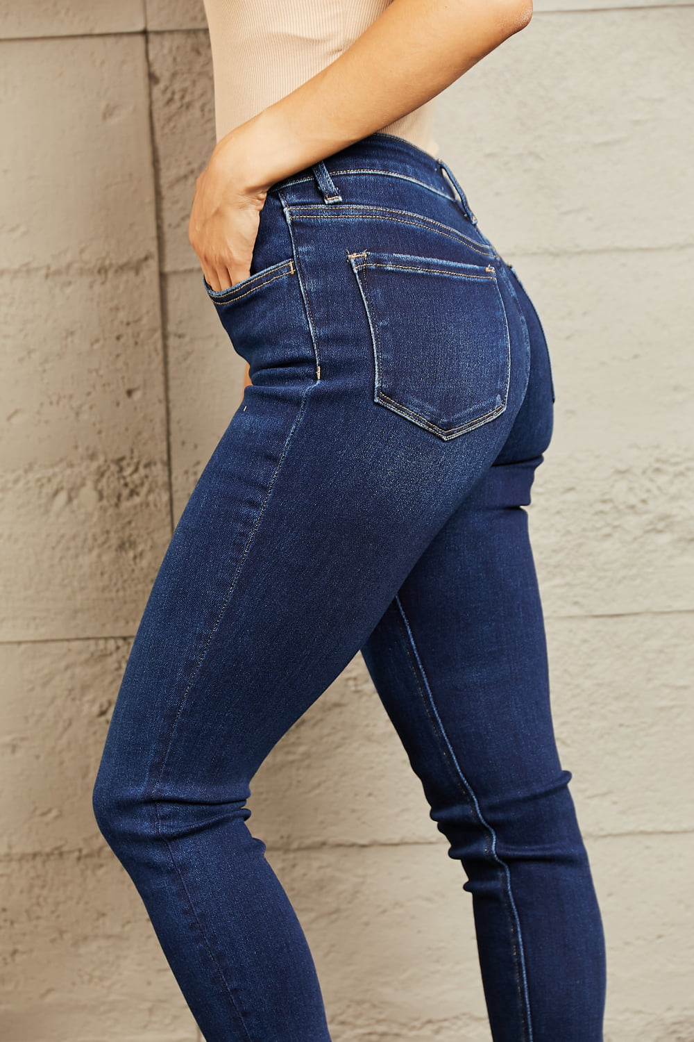 BAYEAS Mid Rise Slim Jeans - Alonna's Legging Land