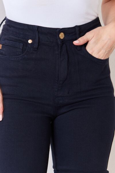 Judy Blue Full Size High Waist Tummy Control Bermuda Shorts - Alonna's Legging Land