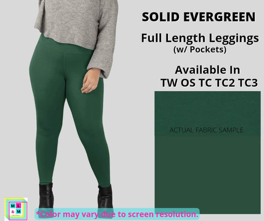 Solid Evergreen Full Length