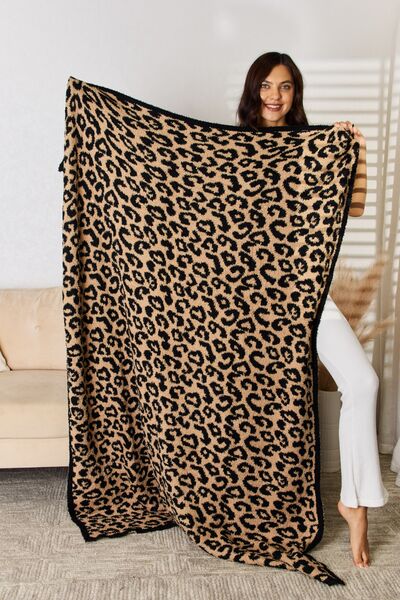 Cuddley Leopard Decorative Throw Blanket - Alonna's Legging Land
