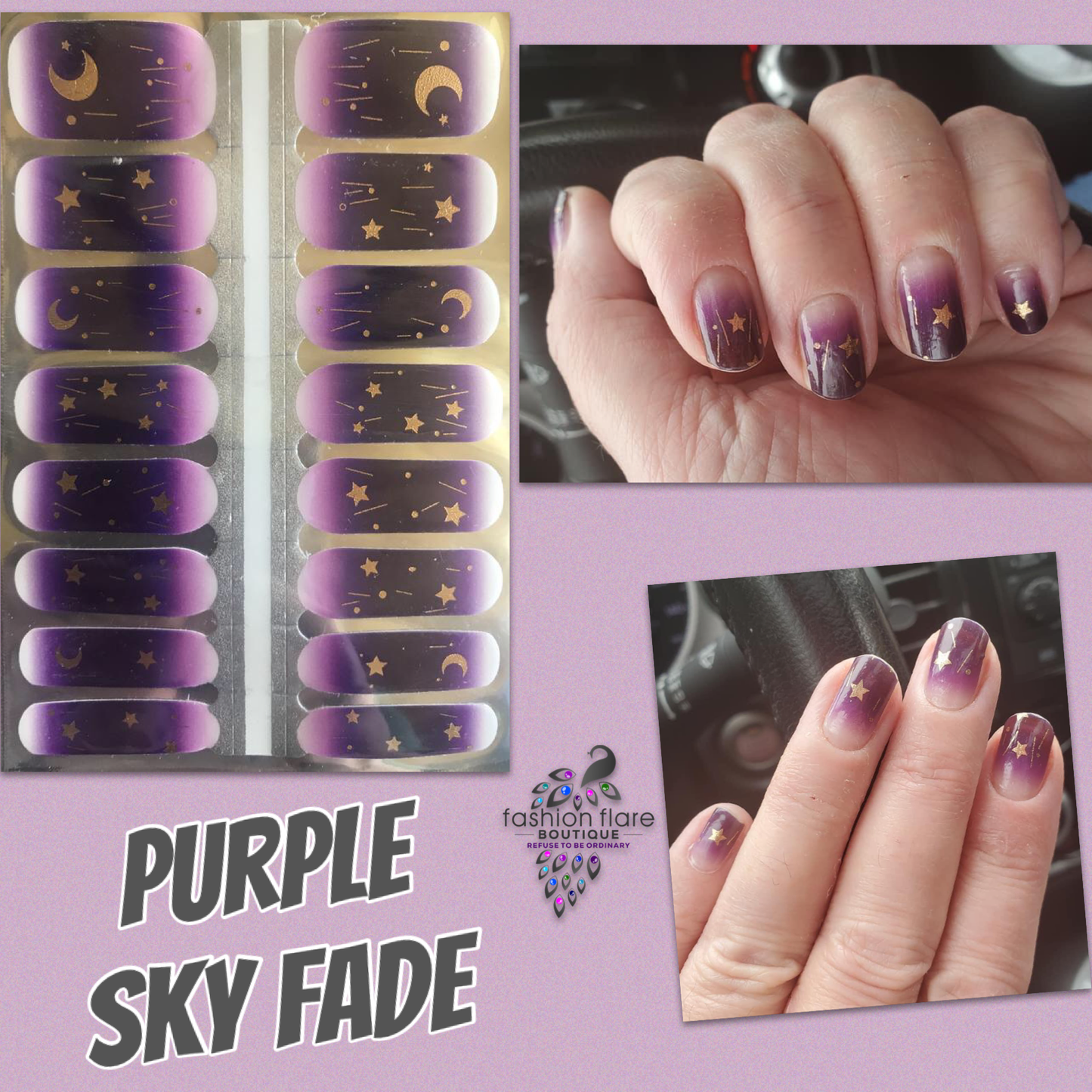 Purple Sky Fade - Alonna's Legging Land