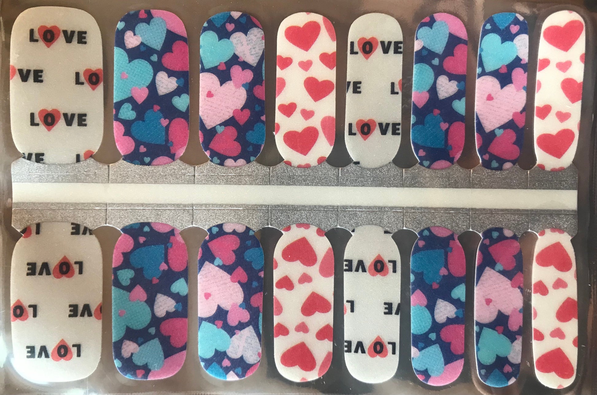 All You Need is Love (mani) - Alonna's Legging Land