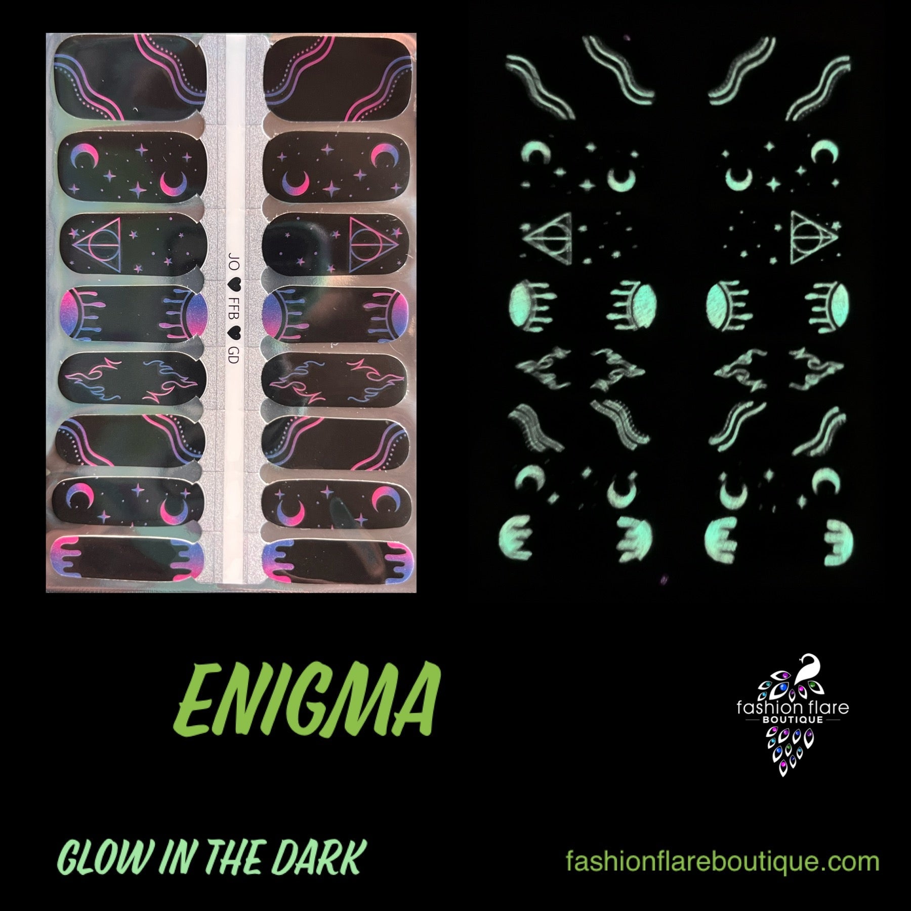 Custom - Enigma (Glow in the Dark) - Alonna's Legging Land